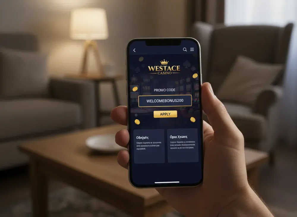 Οδηγίες για το Westace casino promo code και όροι χρήσης