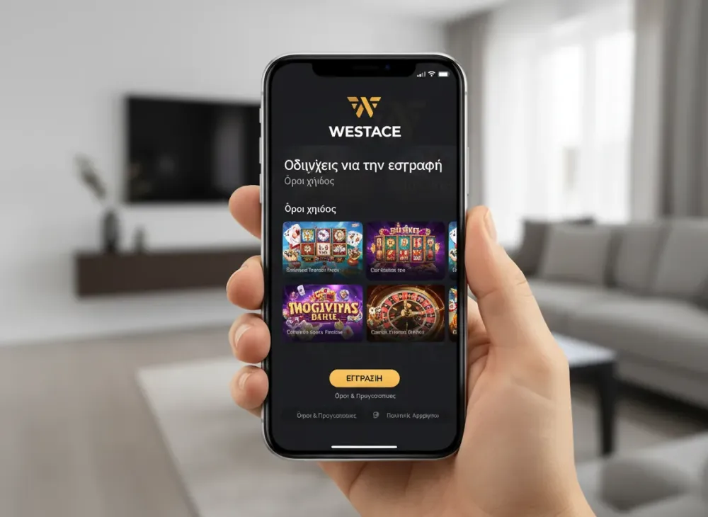 Οδηγίες για την Westace εγγραφή και όρους χρήσης